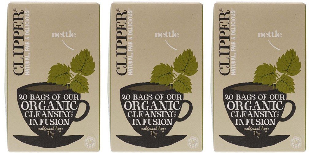 (3 PACK) - Clipper - Organic Nettle | 20 Bag | 3 PACK BUNDLE