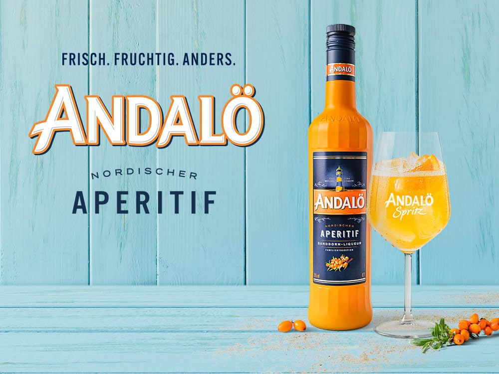 Andalö Nordischer Aperitif, Fruchtiger Likör, 0,7 L - 15% Vol. 8