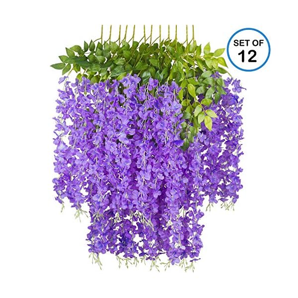 Silk Wisteria Silk Flower Arrangements