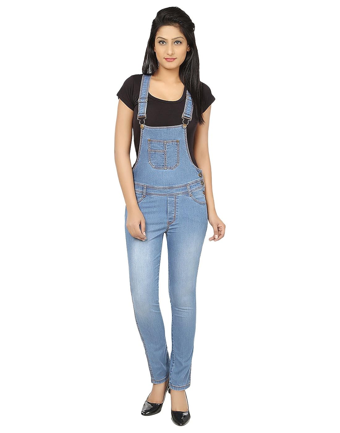 dark blue overalls womens