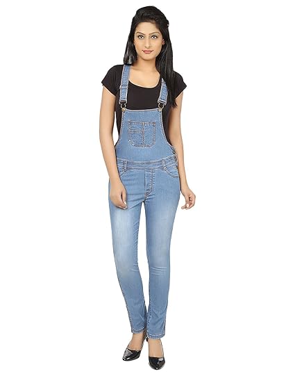 blue dungarees womens