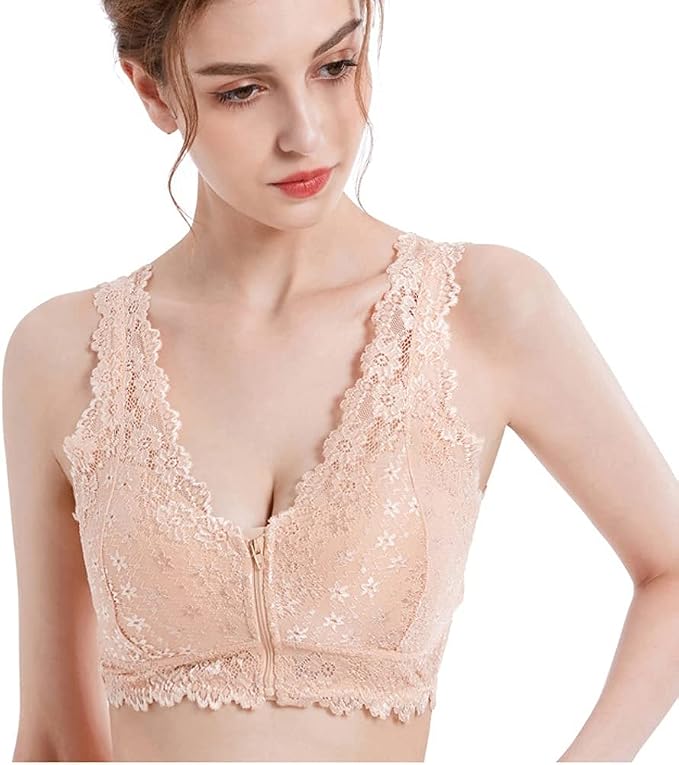 Sora Bra for Older Women Adjustable Soft Comfortable Lace Seamless 5D