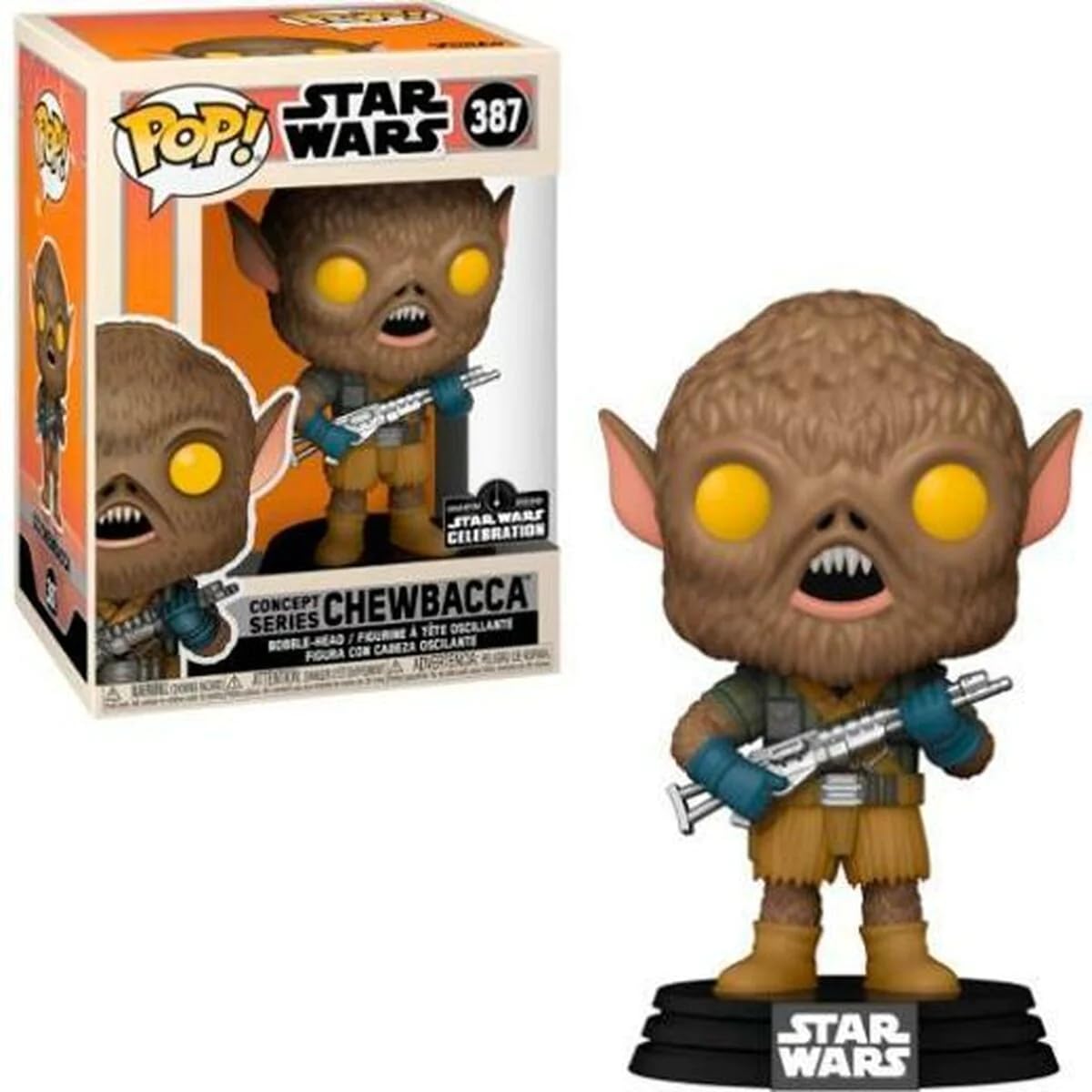 Funko 49372 Pop! Star Wars: Concept Series - Chewbacca (Galactic Convention 2020 Exclusive) #387