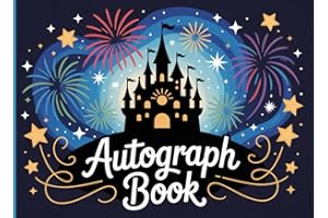 Autograph Book for Boys: Small Scrapbook, Signature Book for Kids. Save Memories and Photos From Theme Parks, Cruises, and Travel Adventures.