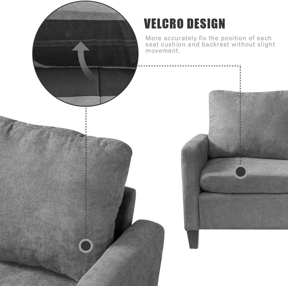 Sofa Sectional Sofa for Living Room Futon Sofa Modern Sofa Couches and Sofas Furniture Set Sofa Set Fabric Sofa Corner Sofa Upholstered Contemporary: Furniture & Decor