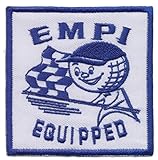 Empi Equipped Tuning parts VW Buggy USA iron sew on patches Logo Vest Jacket Hat Hoodie Backpack Iron On patches