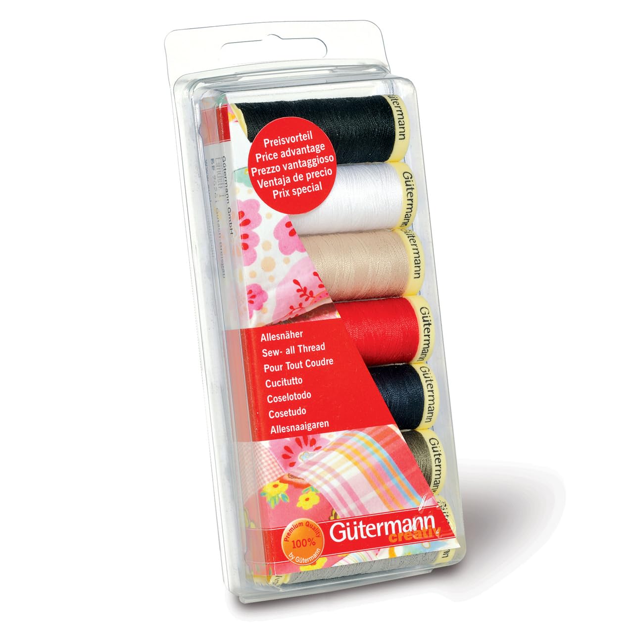 Gutermann Thread Set: Sew-All: 7 x 100m, assorted — image 1