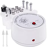 3 in 1 Diamond Micro DermaBrasion Machine, Mcwdoit Professional Dermabrasion Facial Skin Care Device with Wand, Spray Bottle and Vacuum Glass Tube for Personal Home Beauty Salon Use
