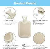 Vicloon 2L Hot Water Bottle with Soft Fluff Cover for Warmth & Comfort view 4