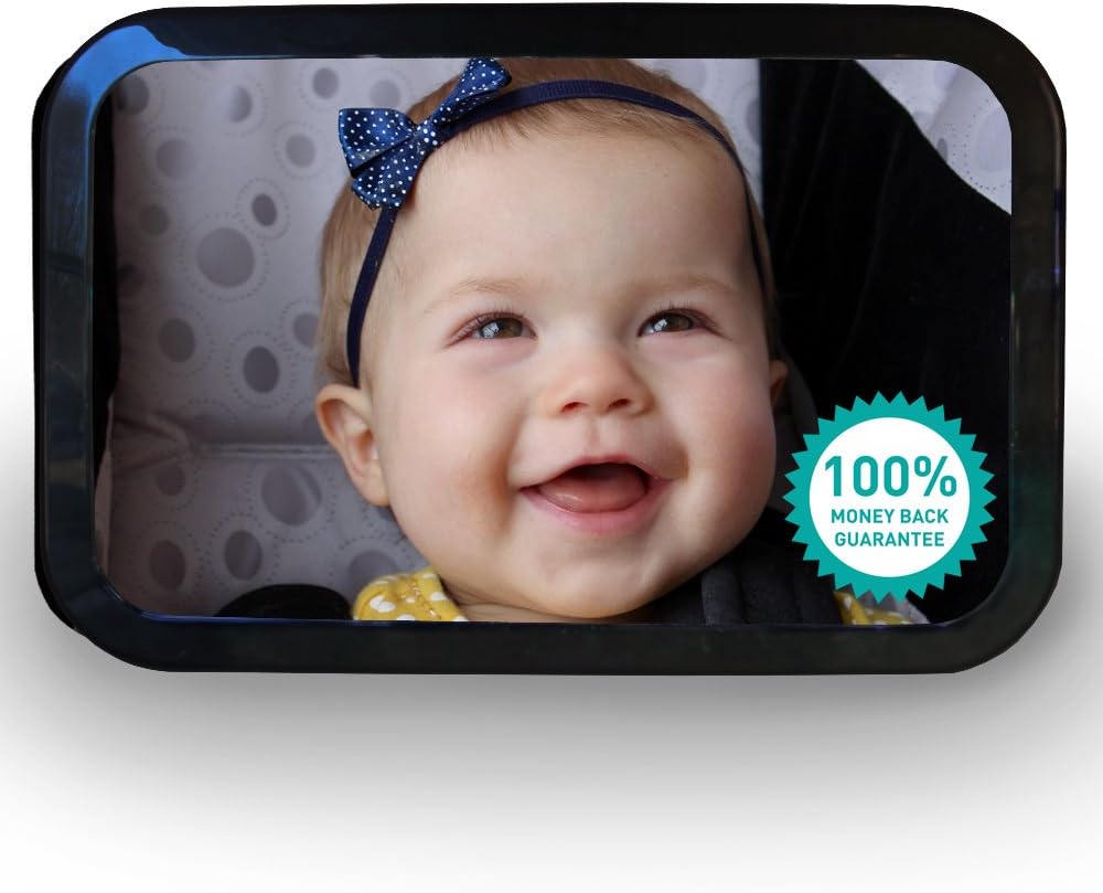 Baby Car Mirror, BONUS eBook Included - Best for Rear Facing Car Seat and Toys