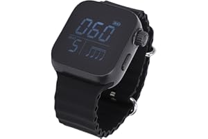 Diydeg Metronome Watch, Adjustable 40-240bpm, Switchable Sport Mode, Electronic Wearable Vibrating Metronome Wrist Watch with