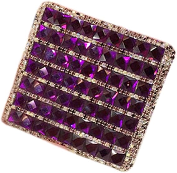 Amazon Co Jp デリケートな金属ラインストーンタバコケースシガーケースタバコホルダーケース ボックス女性用 E 服 ファッション小物