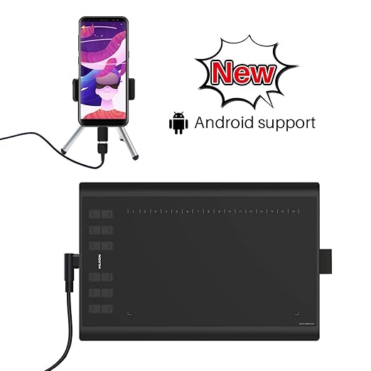 Amazon.in Buy Huion H1060P Graphics Drawing Tablet 8192 Pen Pressure