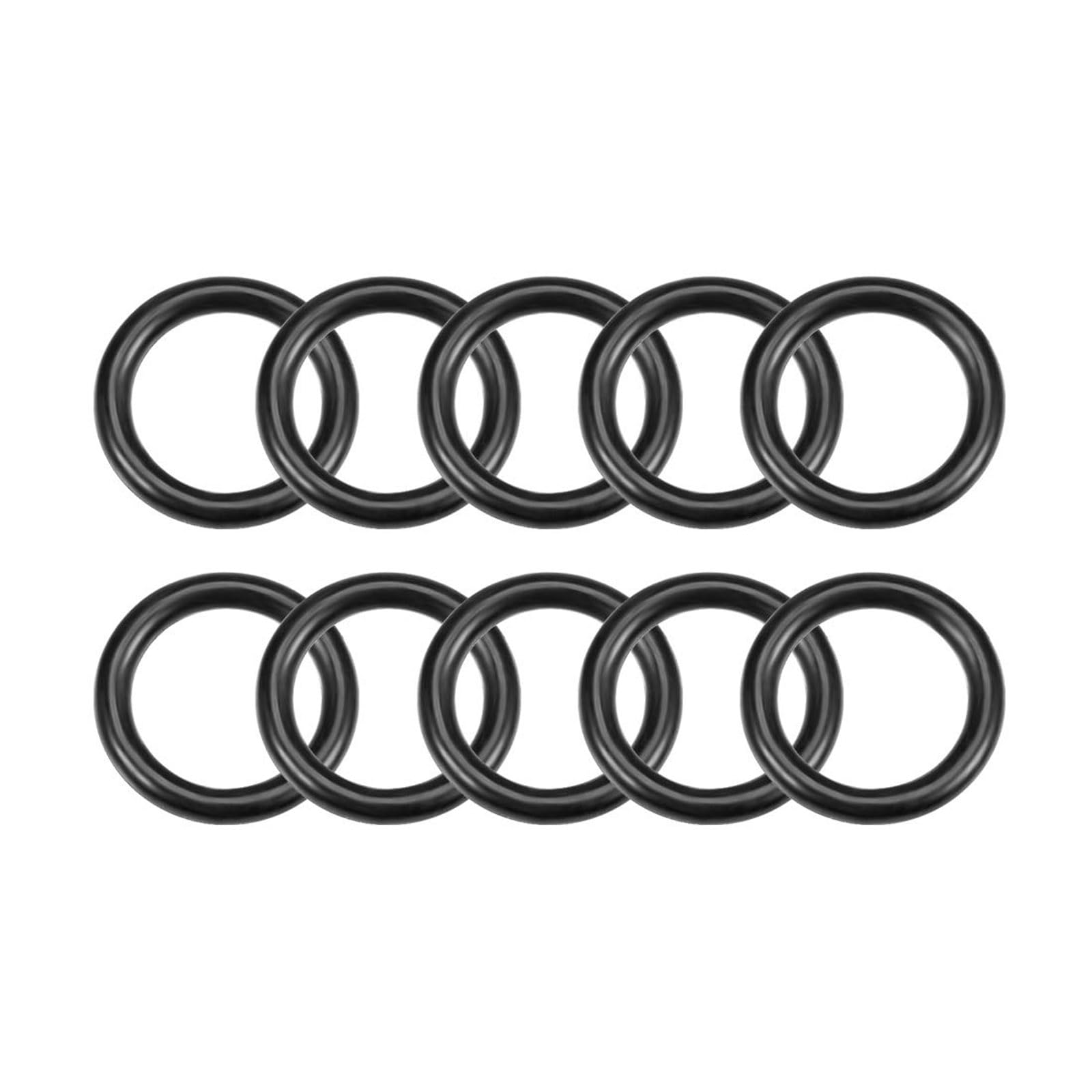 TA-VIGOR 25Pcs Nitrile Rubber O-Rings, 10mm OD 7mm ID 1.5mm Width Rubber Washers Spacer O-Rings Gasket kit, Metric Sealing Gasket for Hose, Faucet, Automotive, Plumbing