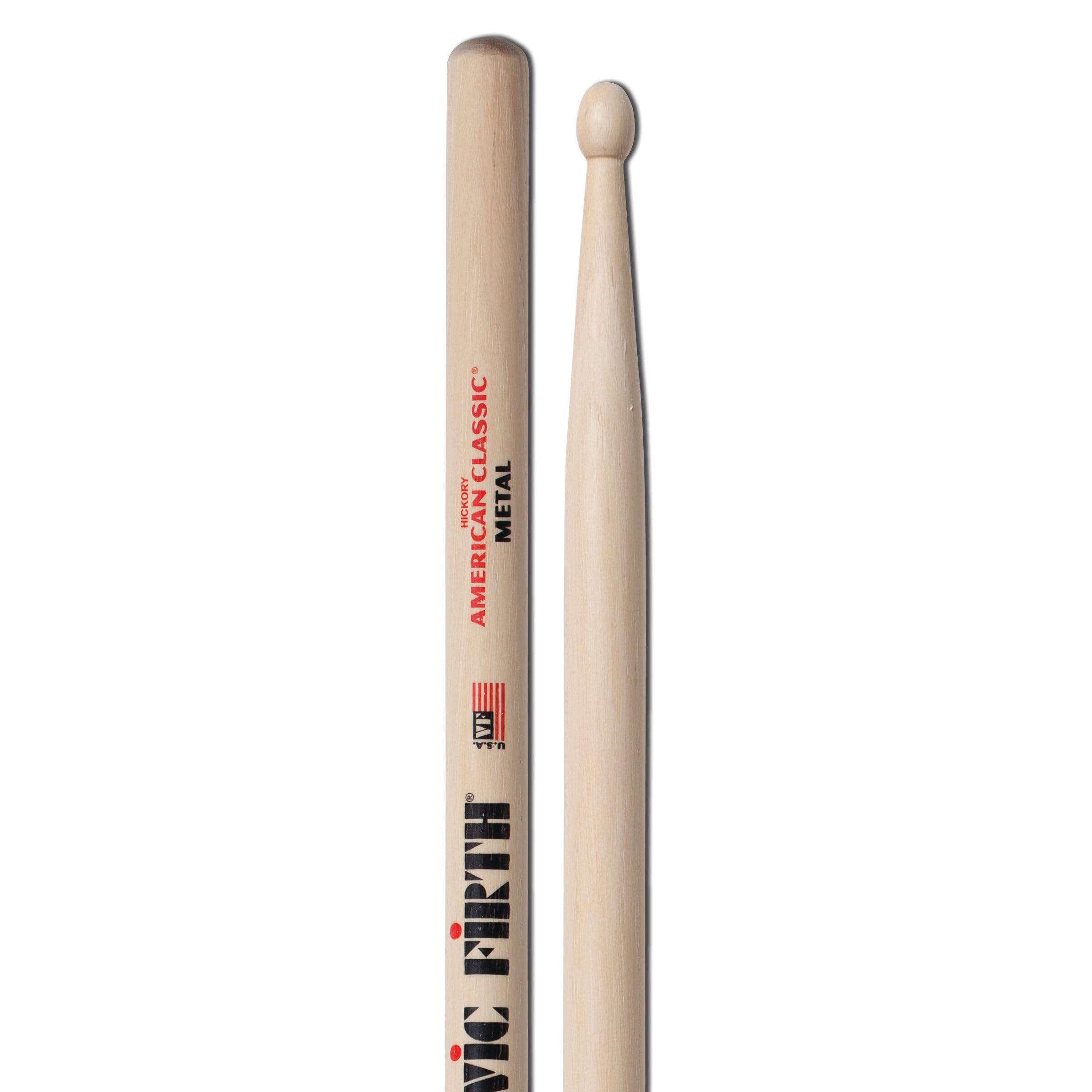 Vic FIrth - American Classic® Drumsticks METAL - American Hickory - Wood Tip