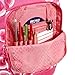 J World New York Sundance Rolling Backpack Girl Boy Roller Bookbag, Pink Target, 20 Inch