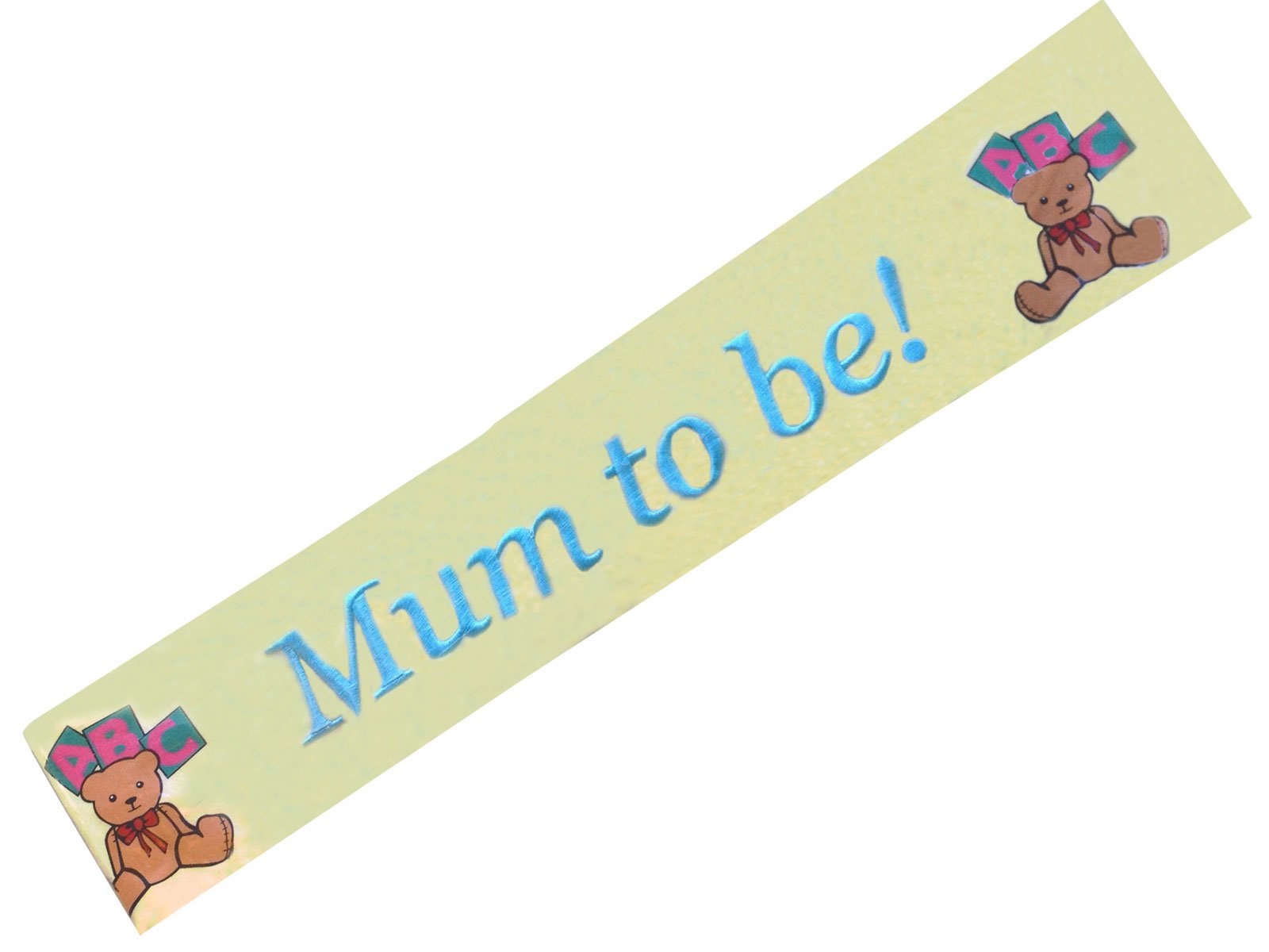 Alandra Party Mum to Be Sash Embroidered Logo, Unisex-Adult, One Size