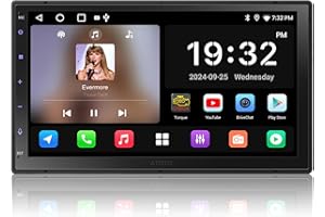 ATOTO A5L Android Double DIN Car Stereo, 7inch Car Radio with Wi-Fi/Bluetooth/USB, Wireless CarPlay & Wireless Android Auto, 