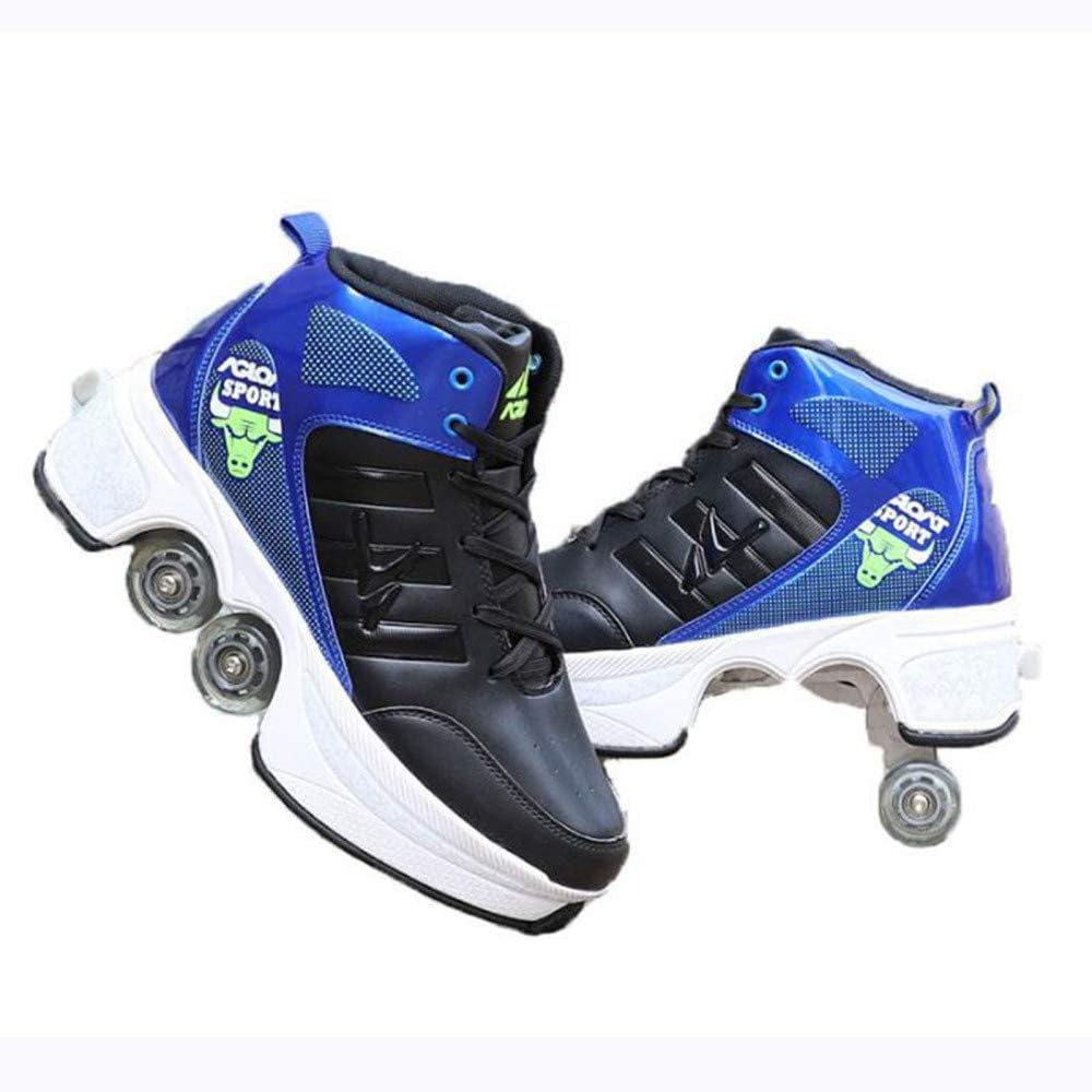 Roller Skates Kids/Adult, Quad Roller Skates Girls, Kick Roller Shoes