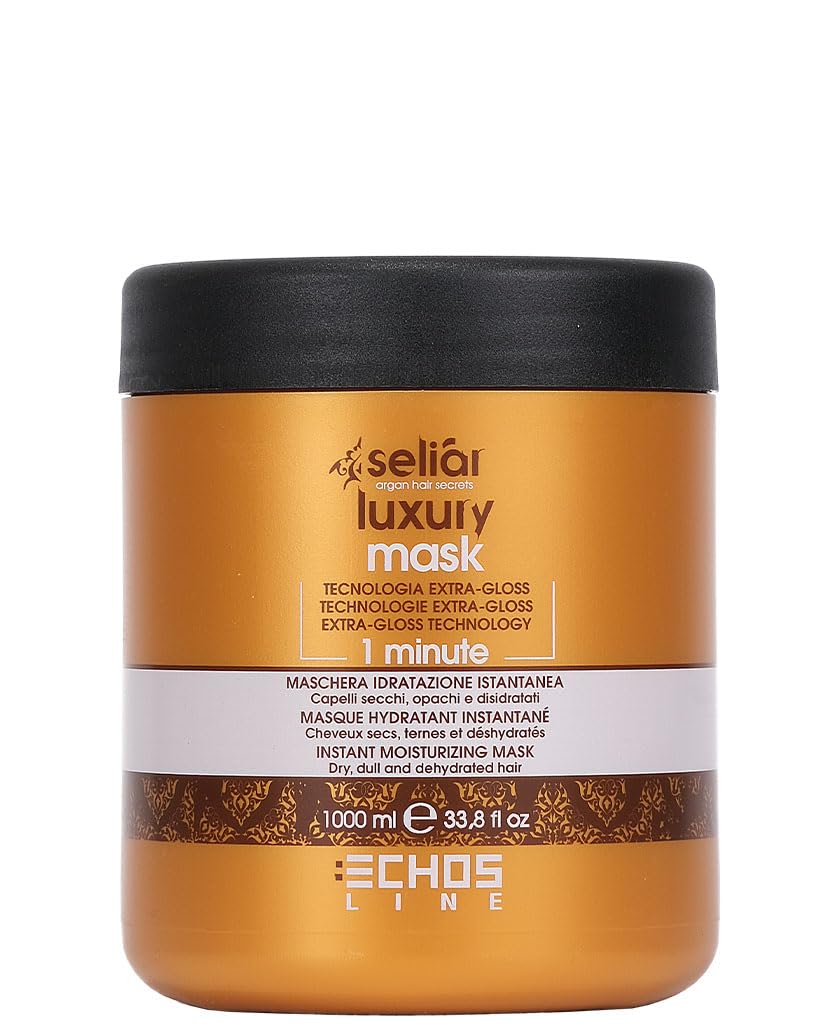 ECHOSLINE Seliar Luxury Instant Moisturizing Mask for Dry and Dehydrated Hair 1000 ml