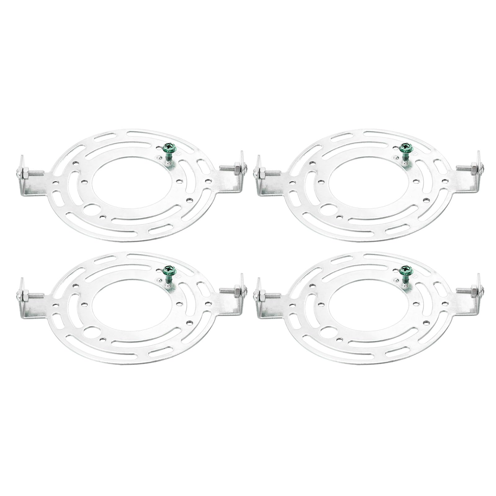 PATIKIL 130mm (5.12") Universal Light Fixture Mounting Bracket Kit, 4set Light Crossbar Round Ceiling Plate for Wall Light, Close to Ceiling Light, Chandelier