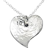 Pirantin 10th Year Anniversary Heart Necklace - Traditional Tin 10th Anniversary Idea