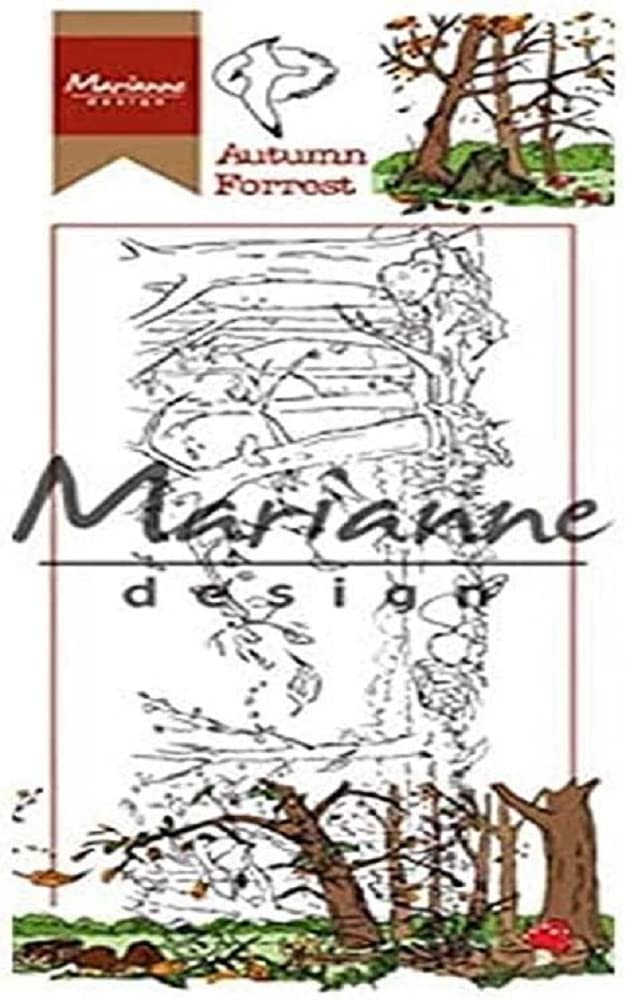 Marianne Design Forest Transparent Seals, 14.2 X 5.1 Cm