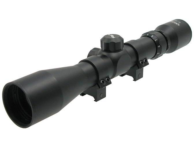 Walther Zielfernrohr 3-9x40 mit Weavermontage, variablem Zoom und großem Sichtfeld