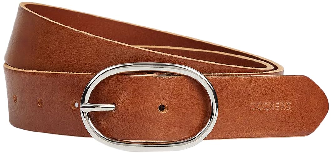 Dockers Women's Casual Belt, tan, 105 cm