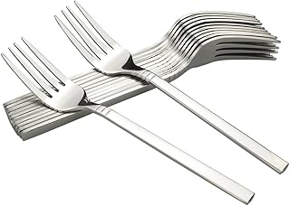 Fosly Tafelgabeln 12 Stück, Edelstahl Abendessen Gabeln, Tisch Gabeln