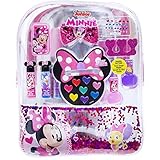 Townley Girl Disney Minnie Mouse Backpack Cosmetic Set (White)