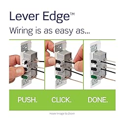 Leviton Lever Edge 15 Amp Tamper-Resistant Duplex