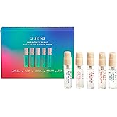 5 SENS Discovery Kit - Eau de Parfum Travel Spray Set: In Too Deep, Catch Feelings, Life of the Party, Twin Flame & Burn For You - Clean, Long-Lasting Fine Fragrance - Vegan, Cruelty-Free - 2 mL Each