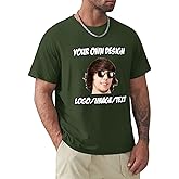 Custom T Shirts Design Your Own Customized T Shirts for Men/Women Add Logo Personalized Shirt Printed Picture Front/Back