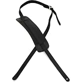 Fender Super Deluxe Vintage-style Guitar Strap, 2in, Black