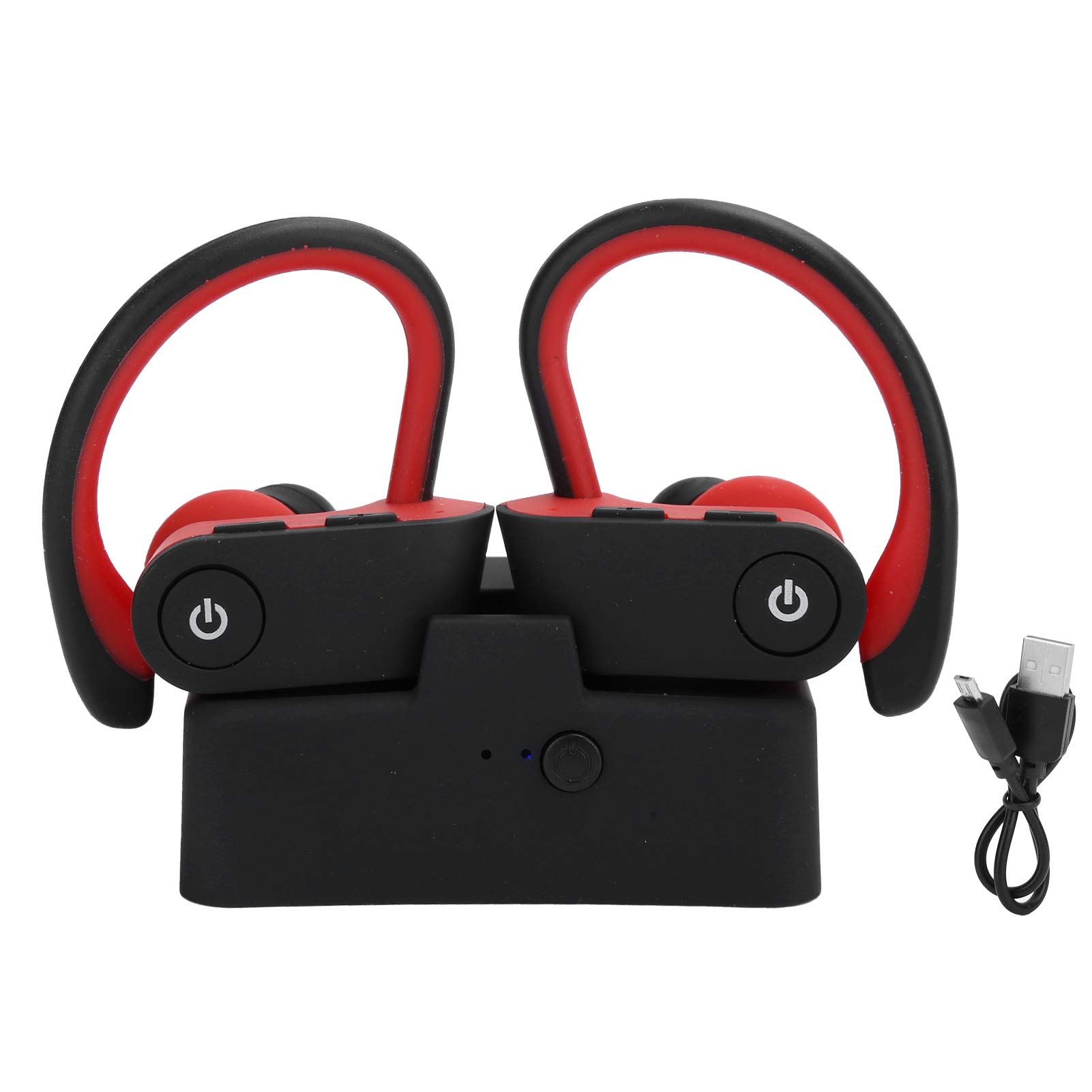 fasient1 Wireless Earbuds Headphones, Bluetooth 5.0 Sports Headphones with Ear Hooks, Noise Cancelling Sound, HiFi Stereo Bluetooth Earphones, for Running,Workout,Gym