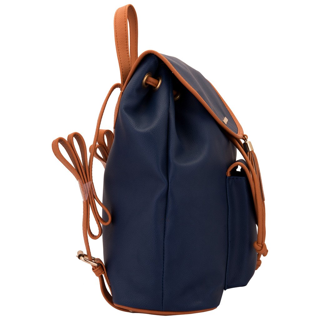 lapis o lupo women's backpack handbag ( blue,llbp0004bl)