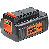 Replacement for Black and Decker 40V Battery LBX2040 LBX36 LBXR36 LBXR2036 LST540 LST136W 3.6Ah Lithium Batteries