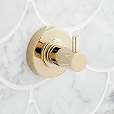 Signature Hardware 483944 Lexia Single Robe Hook - Polished Brass