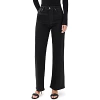 PAIGE Women's Genevieve Mid Rise Flare Jeans - Dark Argan Corduroy, 32" Inseam