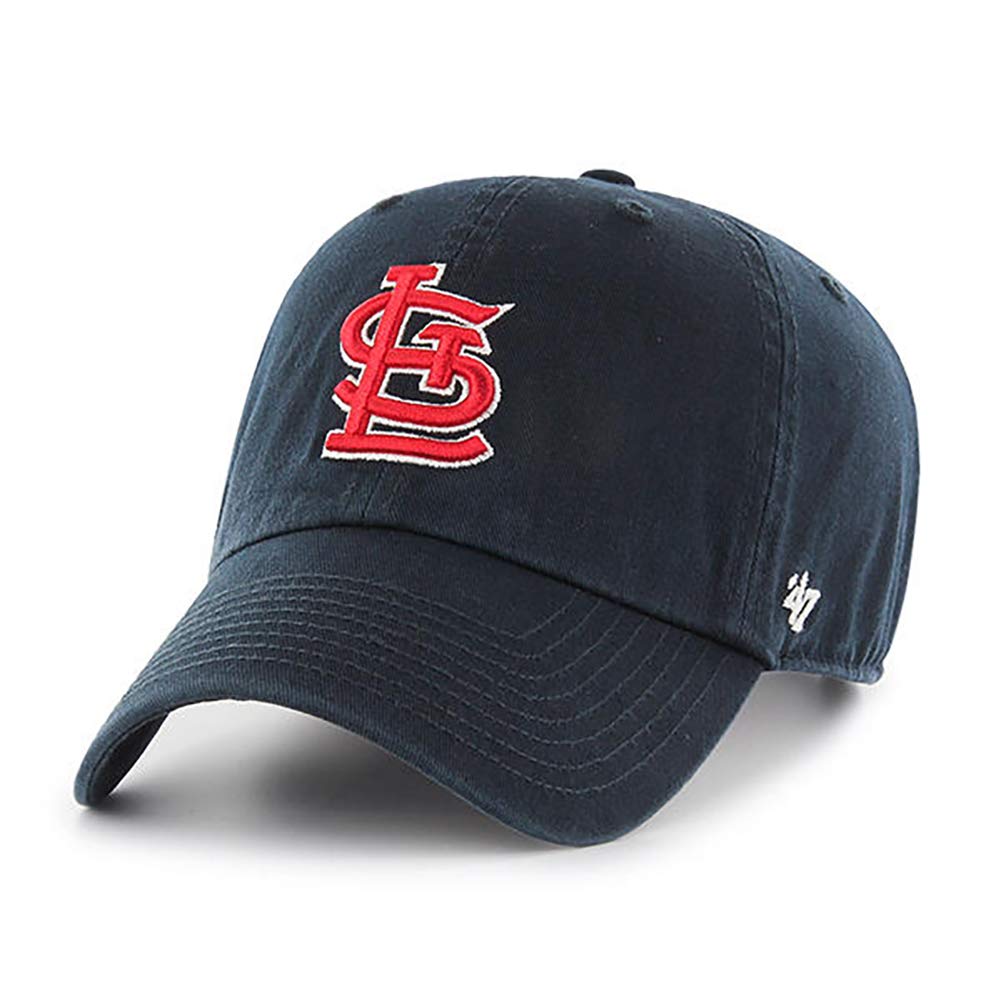Photo 1 of '47 MLB Alternate Clean Up Adjustable Hat, Adult (St Louis Cardinals Navy)