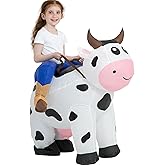tasanor Blow Up Cow Costumes,Inflatable Costumes for Kids,Inflatable Cow Costume,Halloween Costumes for Girls/Boys