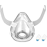 Replacement Mask Cushion and Frame Set for AirFit F20 - Includes Medium Mask Cushion, Frame & Clips - F20 Full Face Masks CPAP Accessories Supplies(M)