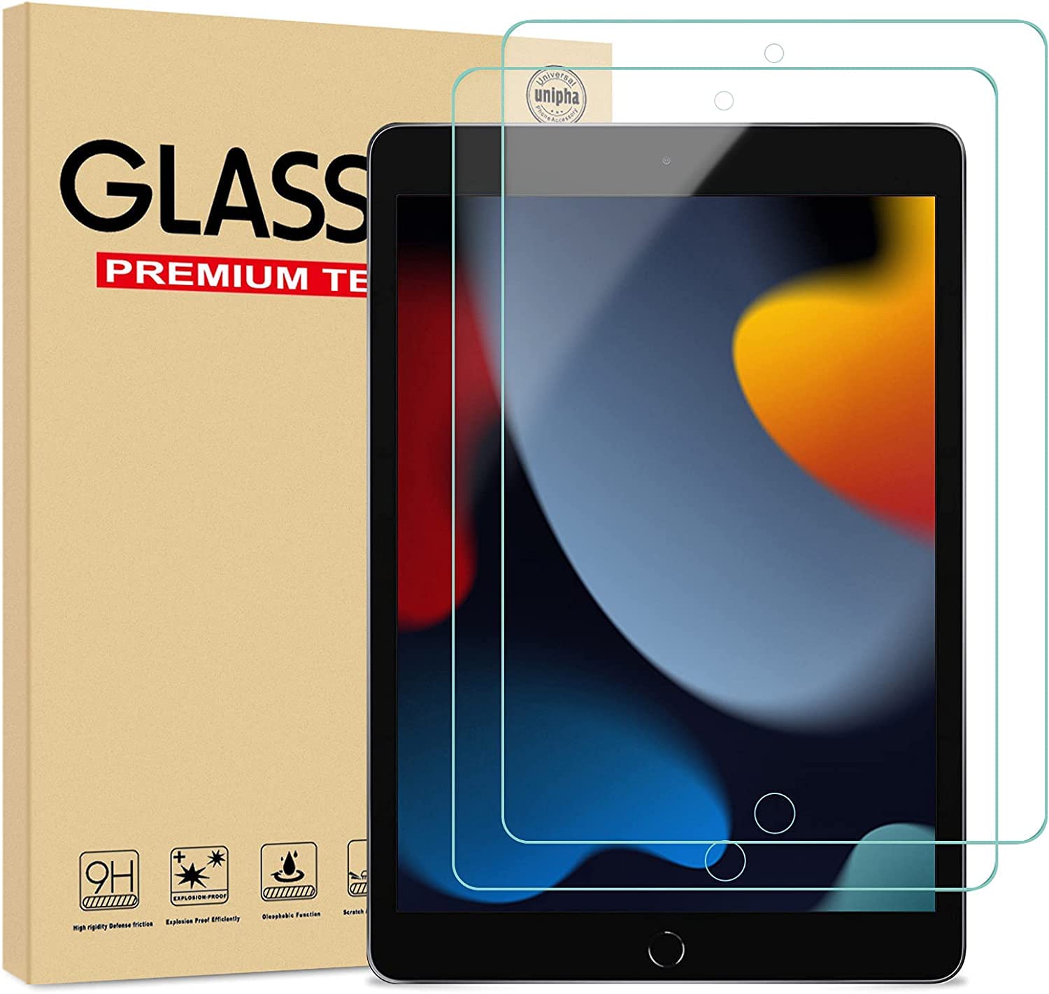 [2 Pack] Tempered Glass Screen Protector for iPad Mini 6th Generation (8.3 inch 2021), ("Anti Scratch") Apple Pencil-compatible (Model: A2567/A2568/A2569)