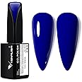 VENALISA 15ml Royal Blue Gel Nail Polish, Navy Blue Gel Polish Dark Deep Cobalt Blue Color Soak Off UV LED Nail Gel Polish Nail Art Starter Manicure Salon DIY at Home, 0.53 OZ