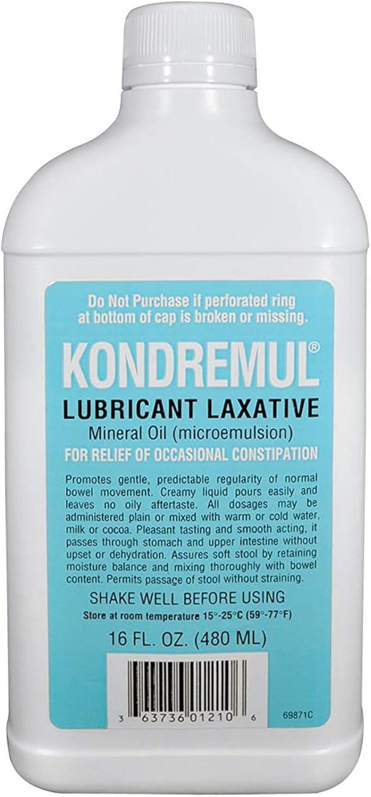 Kondremul Lubricant Laxative 16 oz (Pack of 9) Health & Personal Care