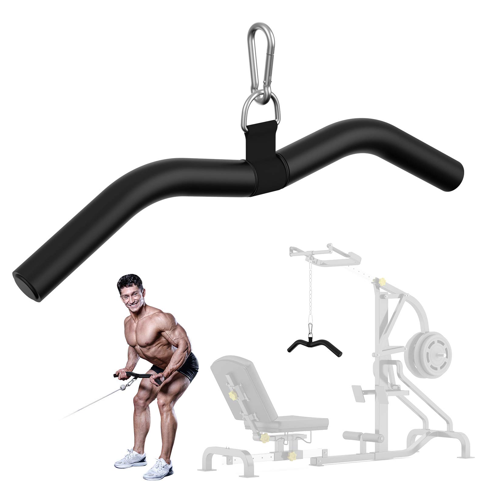 Buy LAT Pull Down Bar, LAT Pulldown Attachments Handle LAT Bar Cable