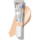 IT Cosmetics CC+ Cream - Natural Full Coverage Foundation With SPF 50+, Color Corrector & Anti-Aging Hydrating Serum, Hyaluronic Acid + Peptides, Lightweight Up To 24H Wear, All Skin Types
