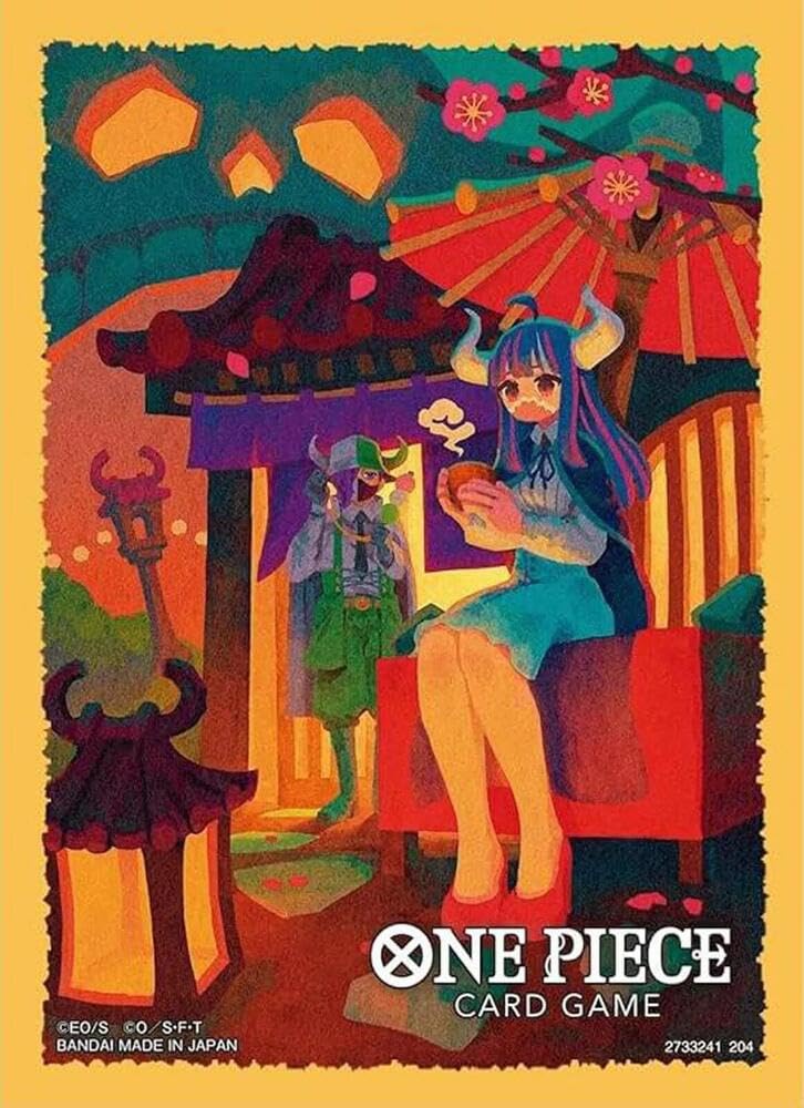 BANDAI One Piece Card Sleeves - Official Cases 7 (Ulti) - 70 Plastic Sleeves - 2.5 x 3.5 inches