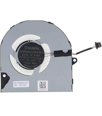 thumbnail image 2 of Replacement Cooling Fan For Dell Inspiron Vostro 15 5501, Latitude 3410 Laptops - 5V 0.5A, 4-Pin, FMGQ Model 2 of 14